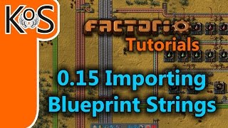 Factorio Tutorials 015 How to Import Blueprint Strings [upl. by Odessa]