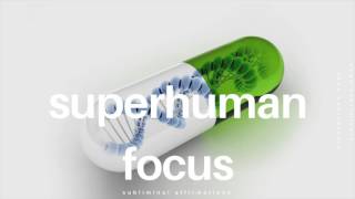 ☯ SUPERHUMAN FOCUS 𝐚𝐟𝐟𝐢𝐫𝐦𝐚𝐭𝐢𝐨𝐧𝐬  Instant Focus Boost [upl. by Araminta790]