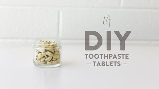 DIY Toothpaste tablets recipe [upl. by Horten198]