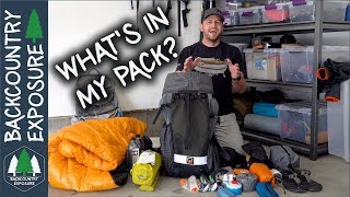 How I Pack All My Backpacking Gear Into A 50L Pack [upl. by Ydospahr554]