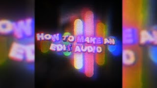 Edit Audio Tutorial After Effects [upl. by Heaps]