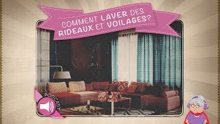 Comment laver des rideaux et voilages [upl. by Preuss119]