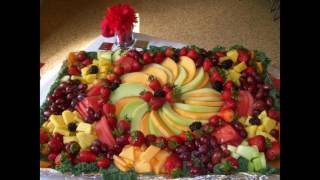 Easy Fruit platter decoration ideas [upl. by Derwood72]