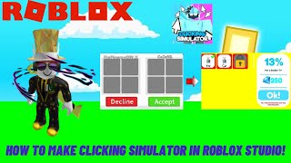 How To Make Clicking Simulator In Roblox Studio2 Add New Trade SystemCityMore [upl. by Ellebana]