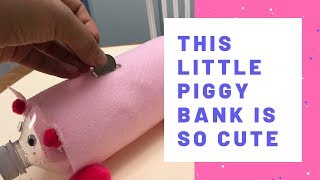 Water Bottle Piggy Bank Video  DIY Crafts by EconoCrafts [upl. by Oliver]