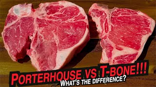 Tbone vs Porterhouse steakWhats the difference amp how to cook steaks perfectly [upl. by Olatha]