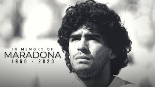 Tribute to DIEGO MARADONA  Legendary Highlight Moments [upl. by Akcirre]