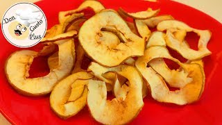 Getrocknete Apfelringe  Apfelchips 🍏🍎  Heißluftfritteuse Airfryer [upl. by Tades]