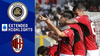 Spezia vs AC Milan Extended Highlights  Serie A  CBS Sports Golazo [upl. by Kylen443]