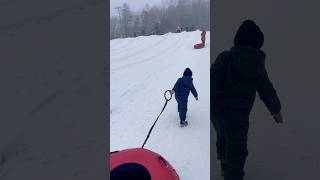 Snowtubing West Virginia snowshoe mountain [upl. by Nagaem621]