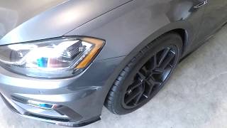 2354018 vs 2454018 tires on Golf R MK75 [upl. by Glynias142]