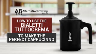 How to Use the Bialetti Tuttocrema Milk Frother [upl. by Ayekat]