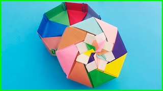 ⫸ COMO HACER UNA CAJA DE PAPEL  Origami Modular [upl. by Junko]