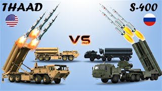 THAAD USA vs S400 Russia  Comparison between two Air Defense System [upl. by Flora]