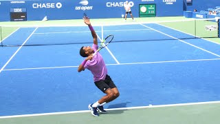 Felix AugerAliassime Serve Slow Motion [upl. by Christabel]