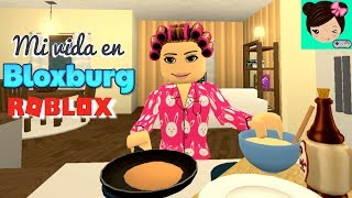 Mi Rutina en Roblox Bloxburg  TITI JUEGOS [upl. by Aniratak]