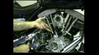 Harley ShovelHead pushrod adjustment [upl. by Shantha978]