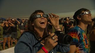 Americans awestruck by rare total solar eclipse [upl. by Ohploda]