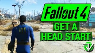 FALLOUT 4 How To Get a MASSIVE HEAD START in Fallout 4 Hit Level 10 in Less Than 30 Minutes [upl. by Alegnad905]