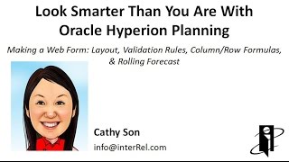 Making a Hyperion Planning Web Form [upl. by Nahta120]