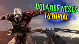 How to Destroy Volatile Nests in Dying Light The Following [upl. by Ayerim]