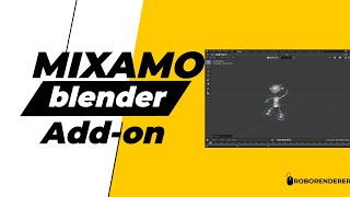 MIXAMO ADDON FOR BLENDER [upl. by Eralc]