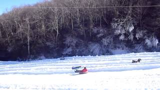 Snow Tubing at Hawksnest Area Near Boone NC [upl. by Yaniv]