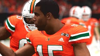 Madden 22  Miami Hurricanes Face of the Franchise EP 1 PS5 NFL Gameplay [upl. by Leamsi]