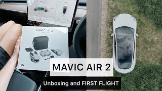 DJI MAVIC AIR 2  Review Unboxing and First Flight [upl. by Cayser860]