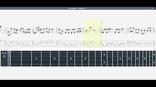 the peggies  Centimeter Bass Tab [upl. by Nahtanhoj297]