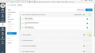 Canvas Modules  Prerequisites and Requirements [upl. by Oby712]