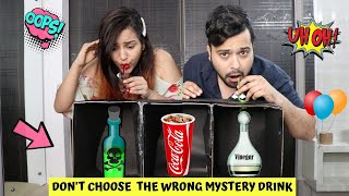 Dont Choose the WRONG Mystery DRINK CHALLENGE [upl. by Joliet]