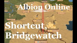 Albion Online  Caerleon to Bridgewatch fast almost safely [upl. by Sixla]