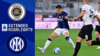 Spezia vs Inter Milan Extended Highlights  Serie A  CBS Sports Golazo [upl. by Eetsirk411]