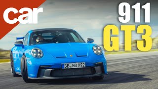 2021 Porsche 911 GT3 992 First Drive Review  CAR magazine [upl. by Dnalsor]