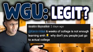 Is WGU Legit 2021  Western Governors University Review SELFPACED vs TRADITIONAL [upl. by Dnalyram]