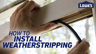 How To Install Weatherstripping [upl. by Einafets147]