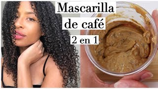 Hidratación  Crecimiento con café  Mascarilla casera  FRIZZYDESI [upl. by Lewej704]