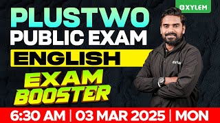 Plus Two Public Exam English  Exam Booster  Xylem Plus Two [upl. by Jeffers]