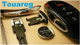 TOUAREG VW KEY disassembly Battery install [upl. by Constantino]