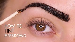 How To Tint Brows At Home Tutorial  Shonagh Scott [upl. by Healey]