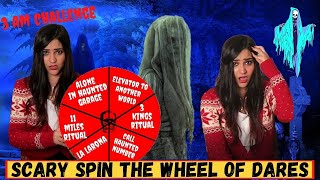 Scary Spin the Wheel Dares Challenge Dont TRY THIS [upl. by Ricarda]