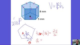 124 Volume of Regular Pentagonal Prism [upl. by Yramanna]