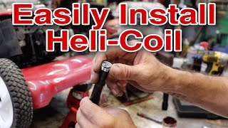 Threads Stripped How To EASILY Install A HeliCoil [upl. by Messing]