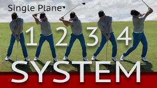 The Single Plane Golf Swing  the Perfect Swing System [upl. by Kronfeld977]