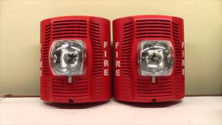 System Sensor SPSR SpectrAlert Advance Speaker Strobe Fire Alarm OverviewTest [upl. by Notrem]