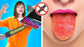 COOL WAYS TO SNEAK CANDIES INTO CLASS  Awesome Food Hacks And Tricks by 123 Go Live [upl. by Christoper852]