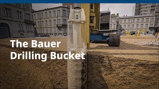 BAUER Maschinen GmbH – The Bauer drilling bucket [upl. by Ahsitam]