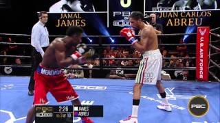 James vs Abreu FULL FIGHT PBC on Bounce  Sept 18 2015 [upl. by Pacificas]