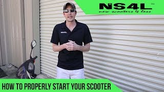 How to Properly Start Your Scooter  Scooter Startup Troubleshooting [upl. by Rimidalg111]